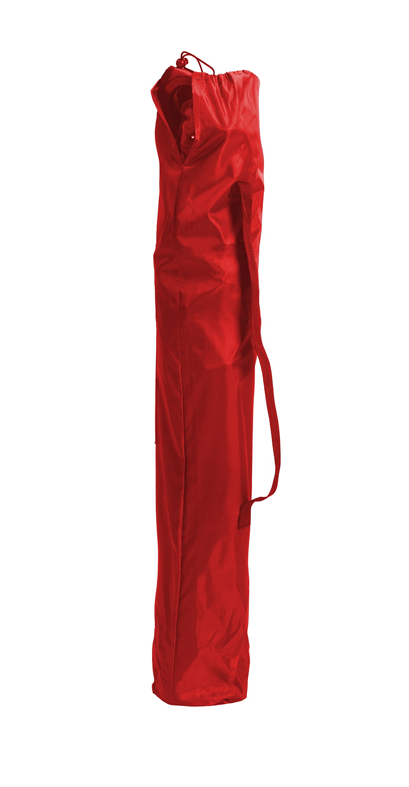 Quik Shade Chair Portable Folding Chair with Arm Rest Cup Holder and Carrying and Storage Bag, Red (146115) - Image 5