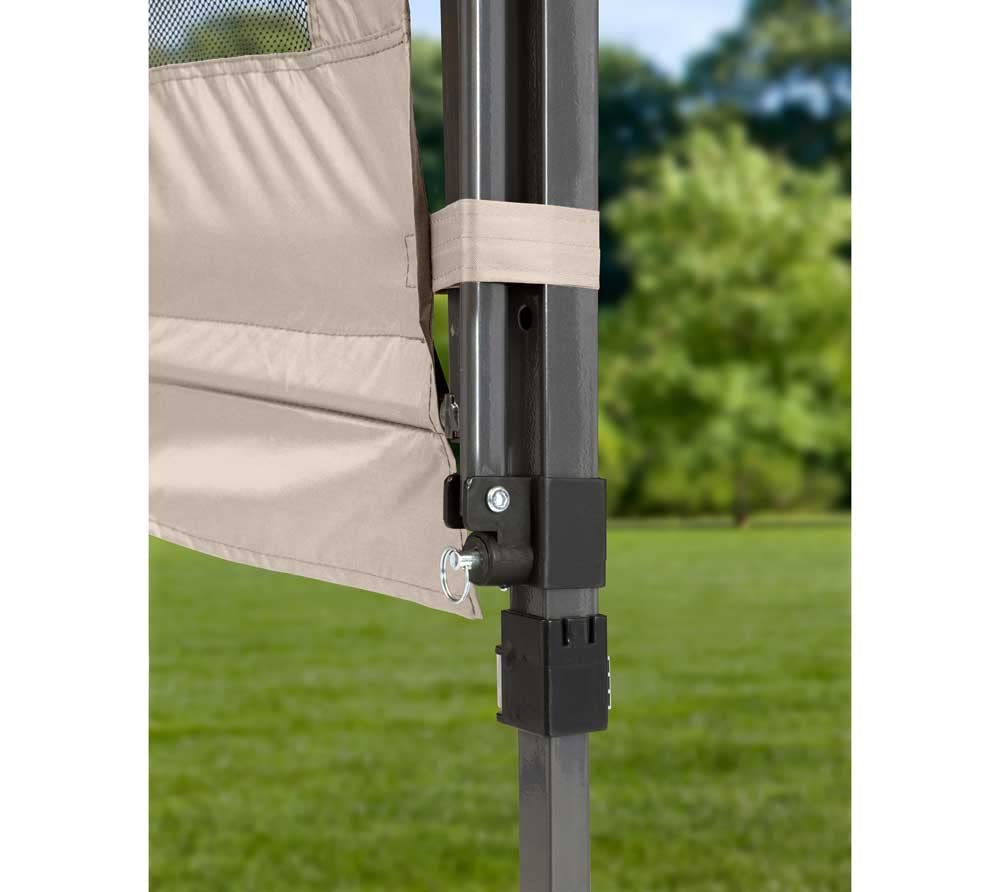 Quik Shade Summit 10 x 17-Foot Instant Canopy with Adjustable Dual Half Awnings, 170 Square Feet of Shade for 15 People - Taupe - Image 6