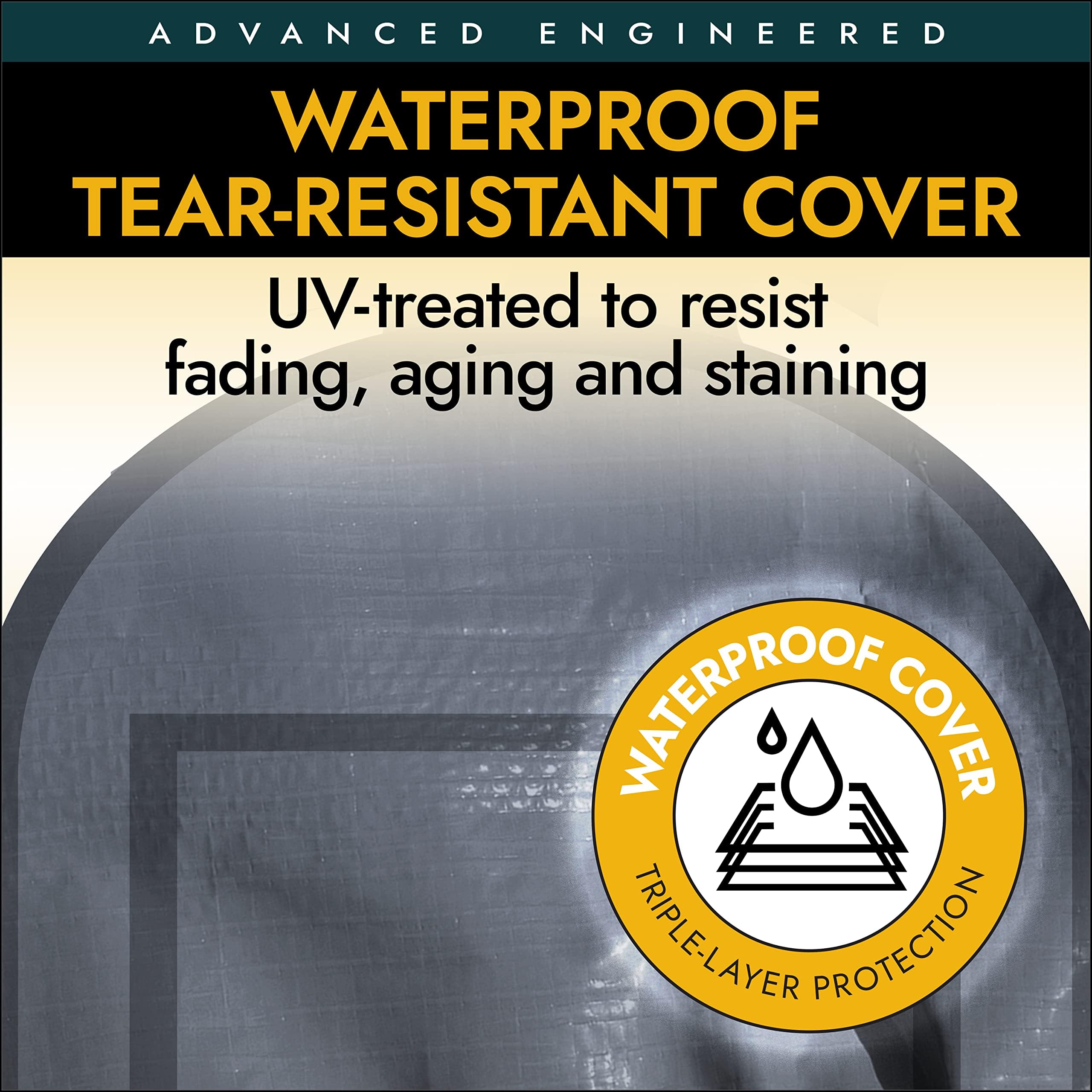 Replacement Cover kit (Frame Not Included) Peak, 8X8X8 Gray 7 OZ - Image 9