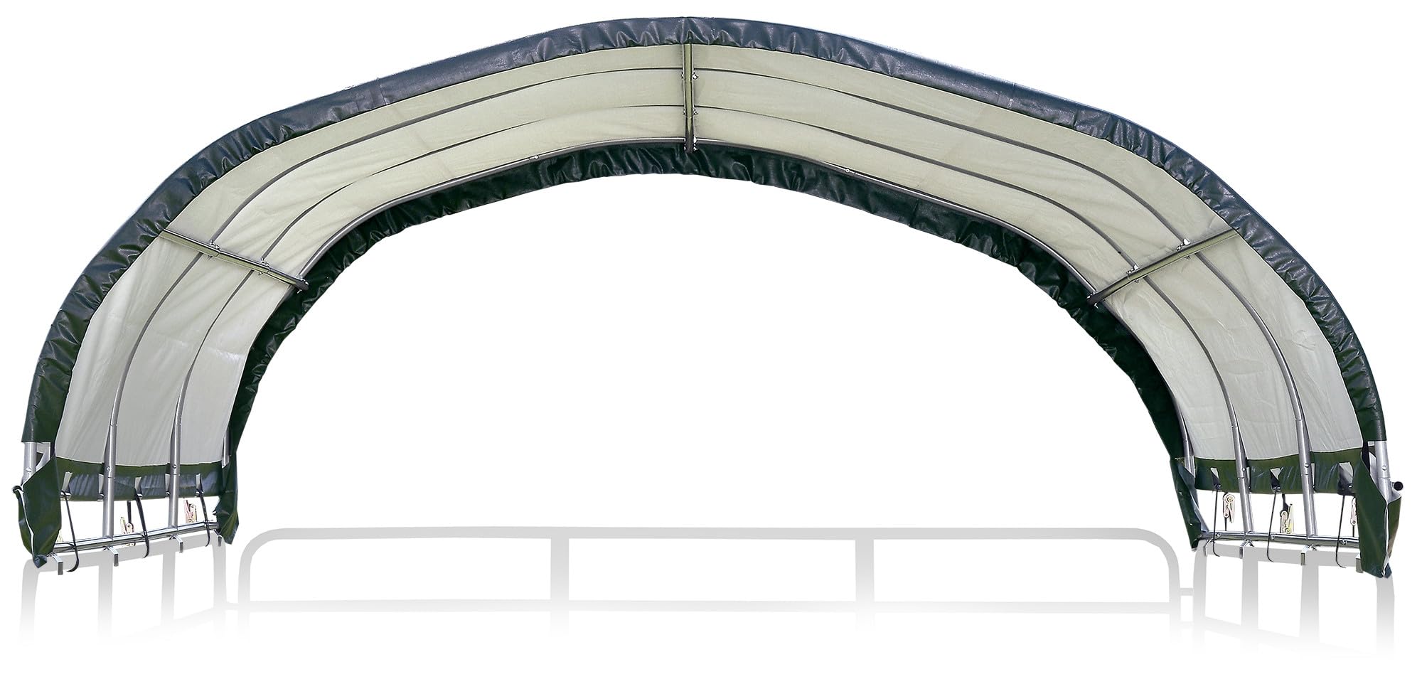ShelterLogic 12' x 12' Corral Shelter and Livestock Shade Waterproof and UV Treated Universal Cover for Horses, Goats, and Other Livestock (Corral Panels Not Included) (Corral Shelter) - Image 5