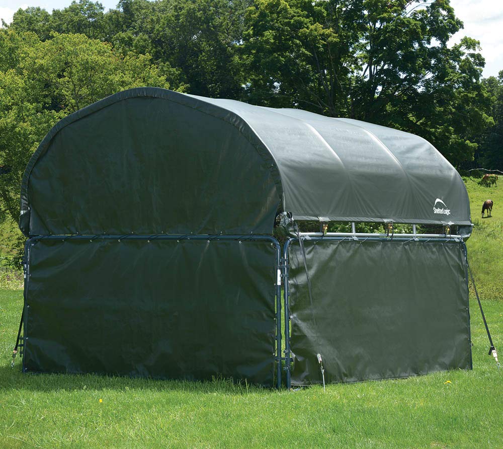 ShelterLogic 12'x12' Equine, Livestock and Agricultural Shelter Enclosure Kit (Corral Panels and Shelter Not Included) - Image 4