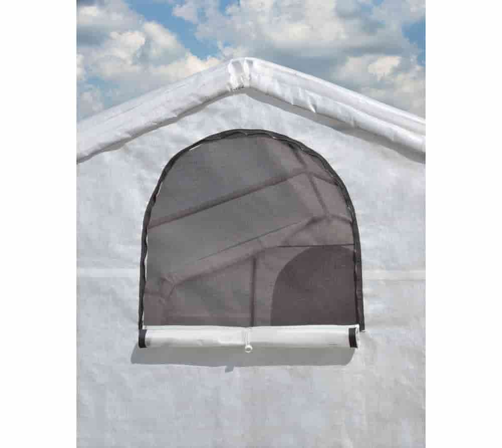 ShelterLogic 70658 Greenhouse-in-a-Box Flow Peak Roof Style Easy Access Outdoor Grow House with Translucent Waterproof Cover, 10' x 20' - Image 9
