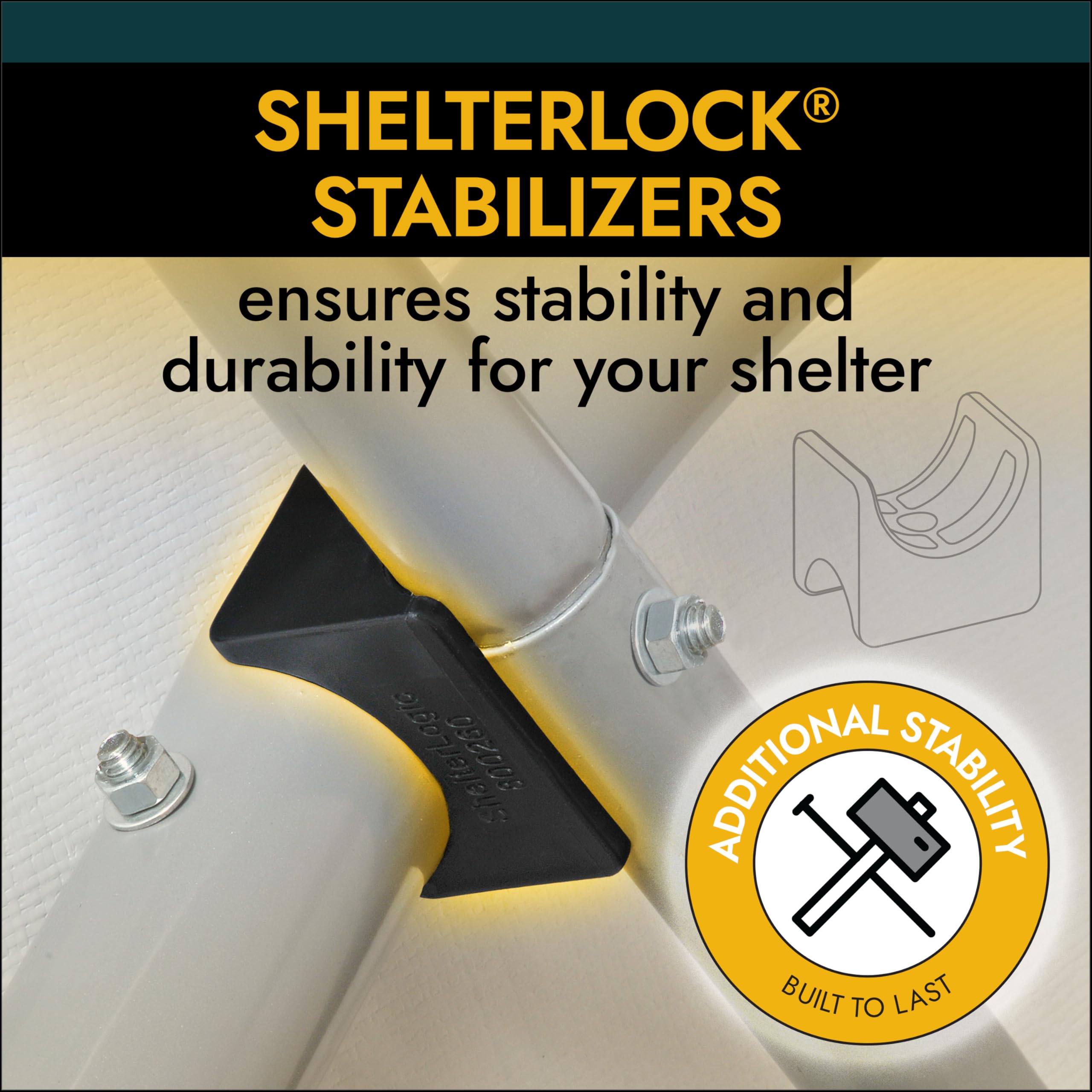 ShelterLogic 9627-OG-4744-O-10410 Peak Style Vehicle Hangar with Cover, Grey/Green - Image 7