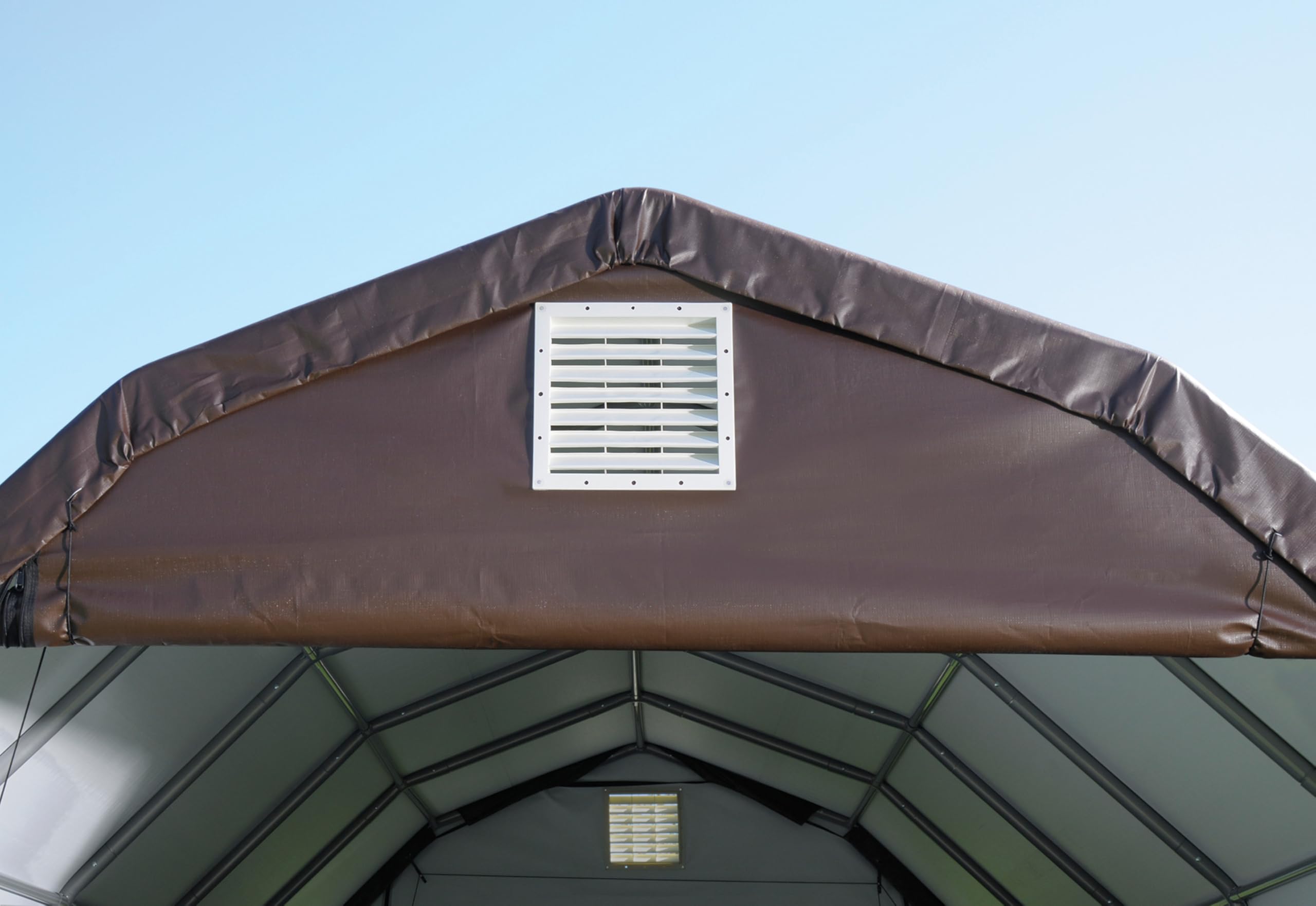 ShelterLogic AutoVent Automatic Shelter Vent Kit, White (11300) - Image 3