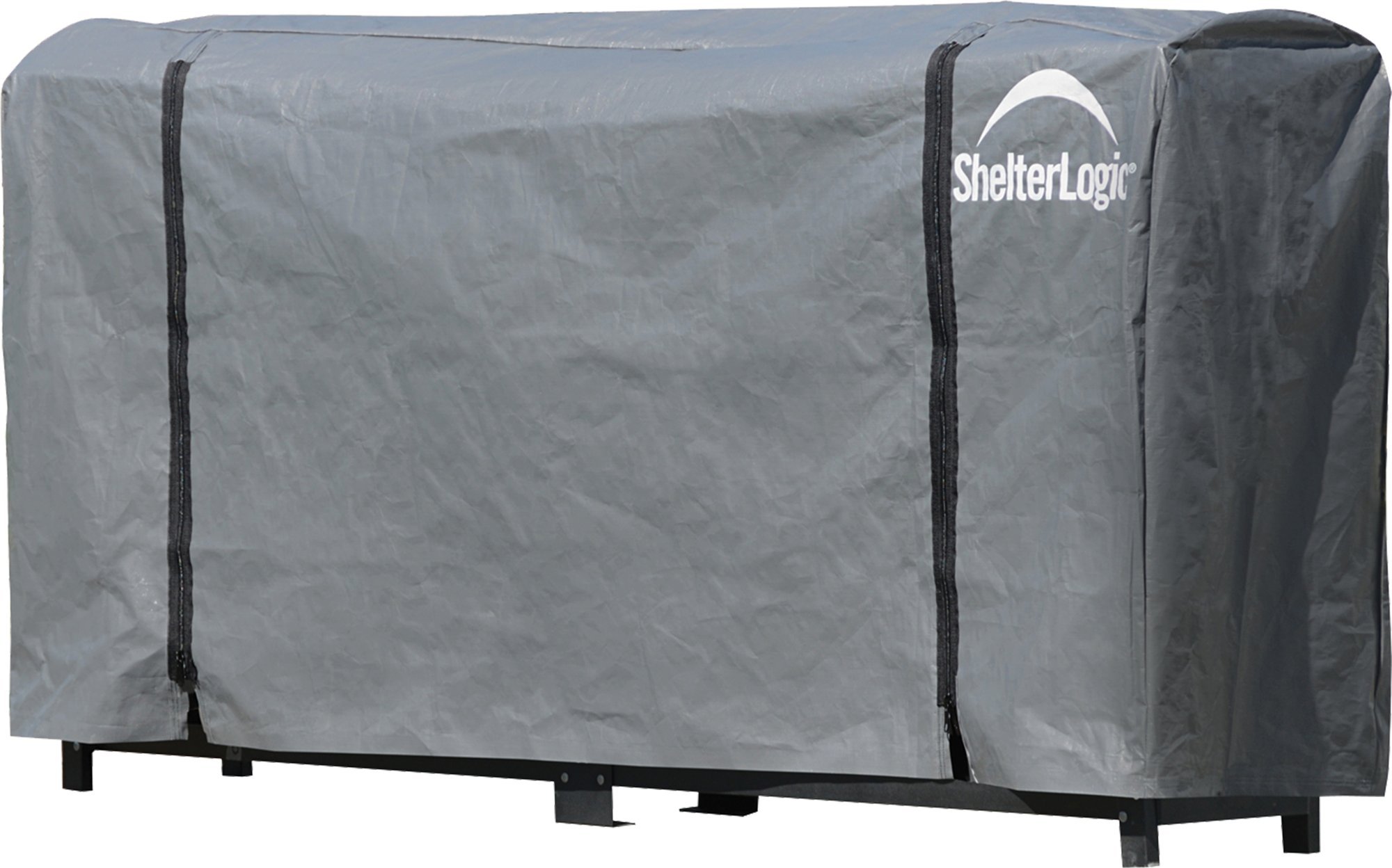 ShelterLogic Firewood Rack-in-a-Box Universal Full Length Cover for Firewood Storage Racks, Fits Most 8-Feet Firewood Racks Size: 8-Feet