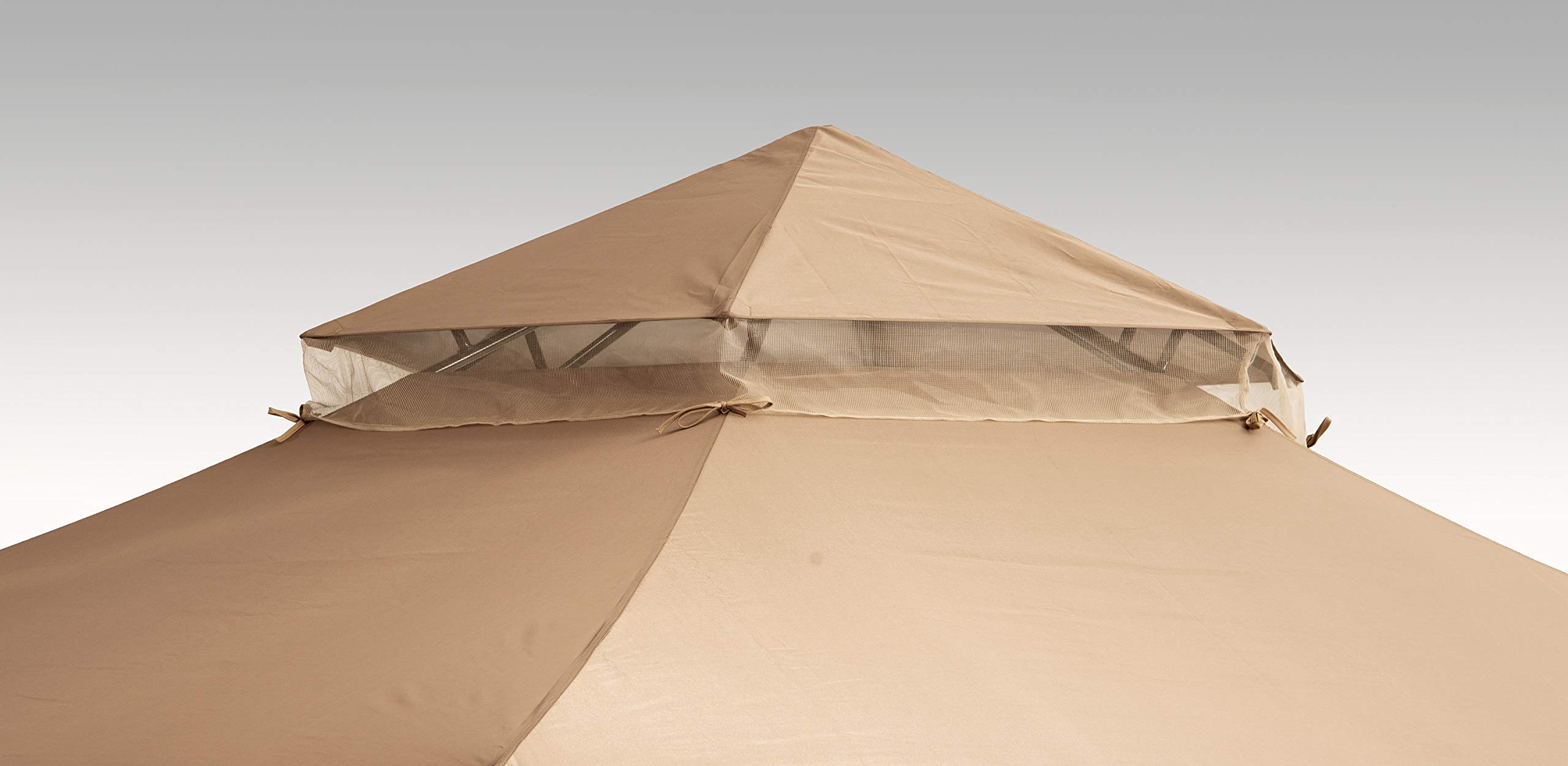 ShelterLogic Outdoor 11' x 11' Magnolia Vented Soft Top Gazebo and Screenhouse - Image 4