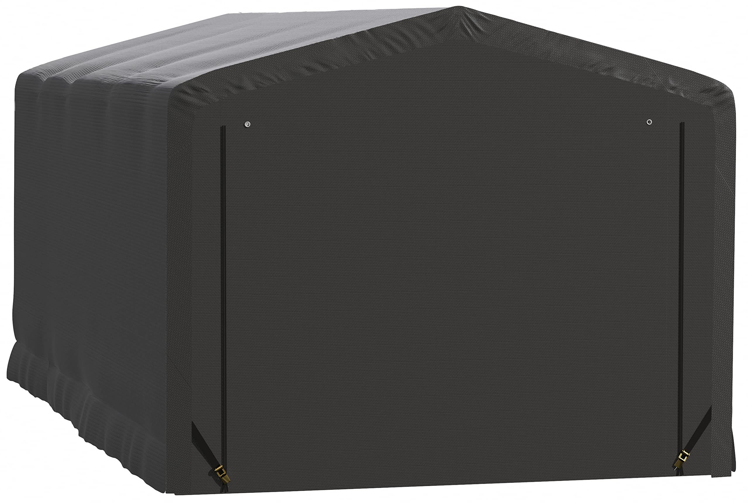 ShelterLogic ShelterTube Garage & Storage Shelter, 10' x 18' x 8' Heavy-Duty Steel Frame Wind and Snow-Load Rated Enclosure, Gray - Image 7