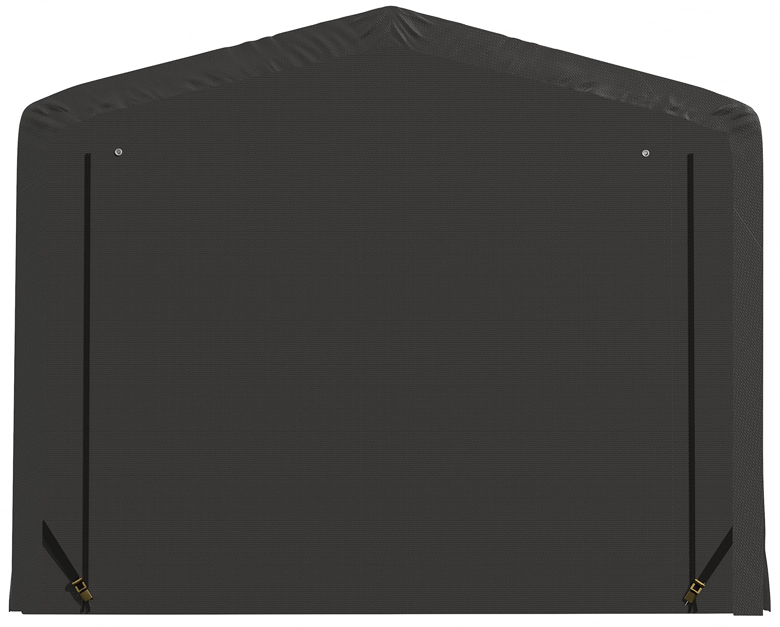 ShelterLogic ShelterTube Garage & Storage Shelter, 10' x 18' x 8' Heavy-Duty Steel Frame Wind and Snow-Load Rated Enclosure, Gray - Image 9