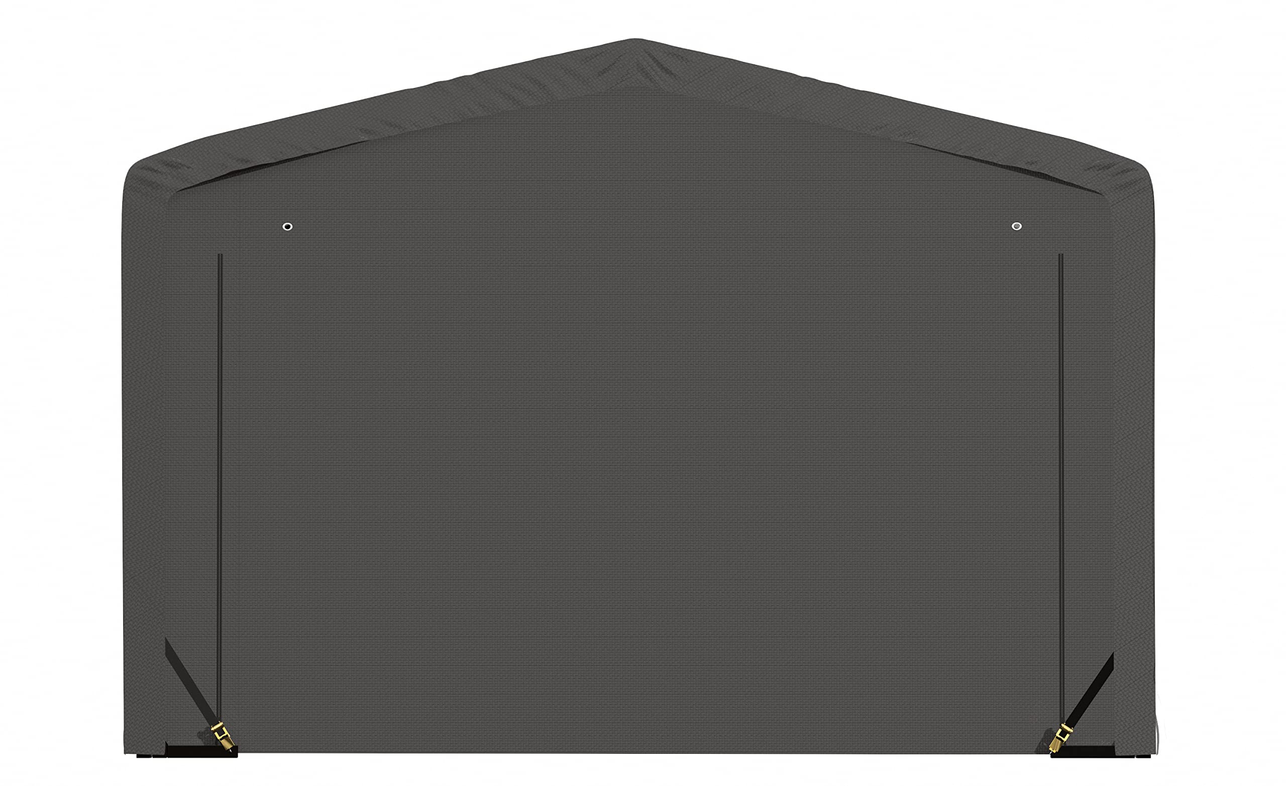 ShelterLogic ShelterTube Garage & Storage Shelter, 12' x 18' x 8' Heavy-Duty Steel Frame Wind and Snow-Load Rated Enclosure, Gray - Image 9
