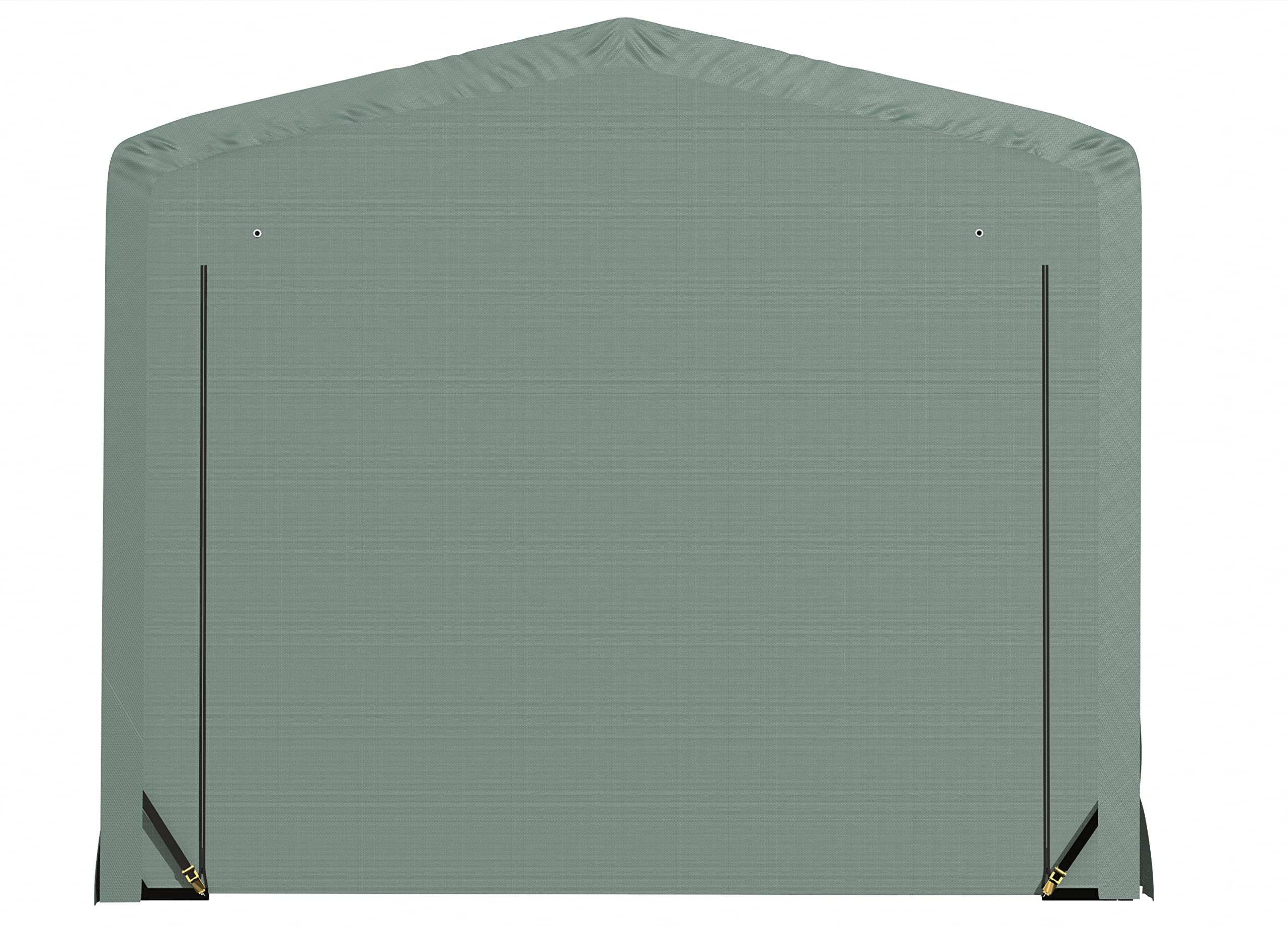 ShelterLogic ShelterTube Garage & Storage Shelter, 12' x 23' x 10' Heavy-Duty Steel Frame Wind and Snow-Load Rated Enclosure, Green - Image 9