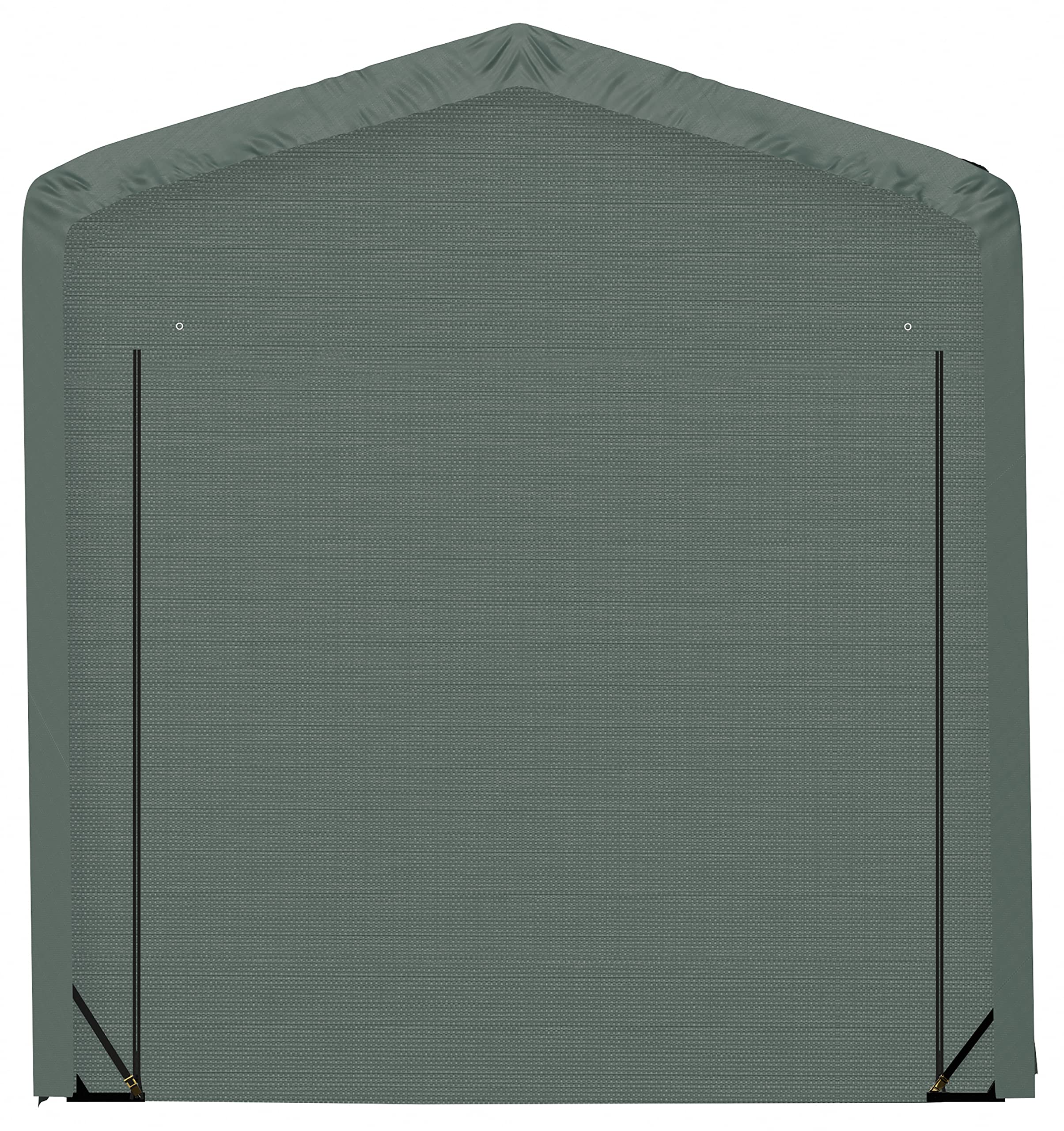 ShelterLogic ShelterTube Garage & Storage Shelter, 14' x 32' x 16' Heavy-Duty Steel Frame Wind and Snow-Load Rated Enclosure, Green - Image 9