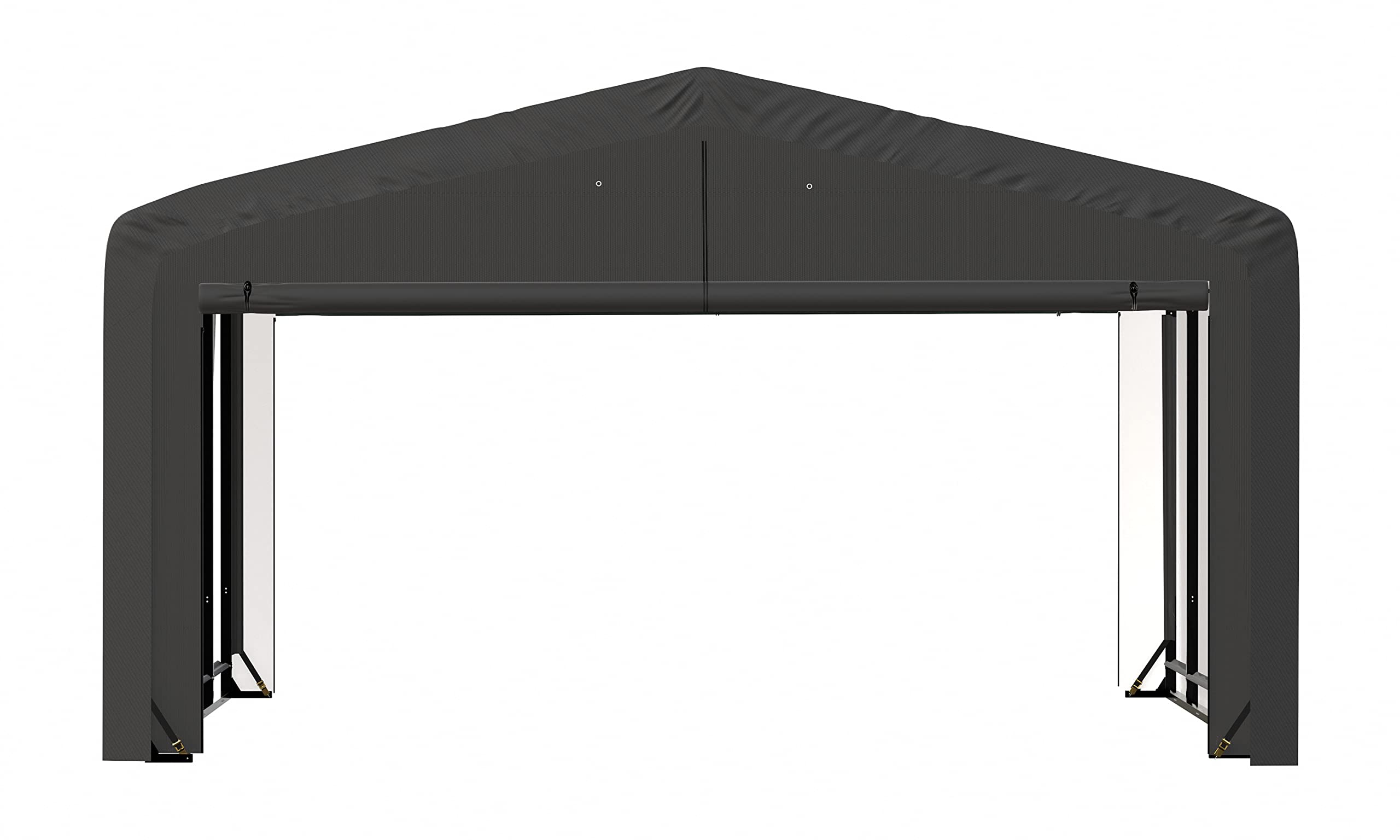 ShelterLogic ShelterTube Garage & Storage Shelter, 20' x 18' x 12' Heavy-Duty Steel Frame Wind and Snow-Load Rated Enclosure, Gray - Image 10