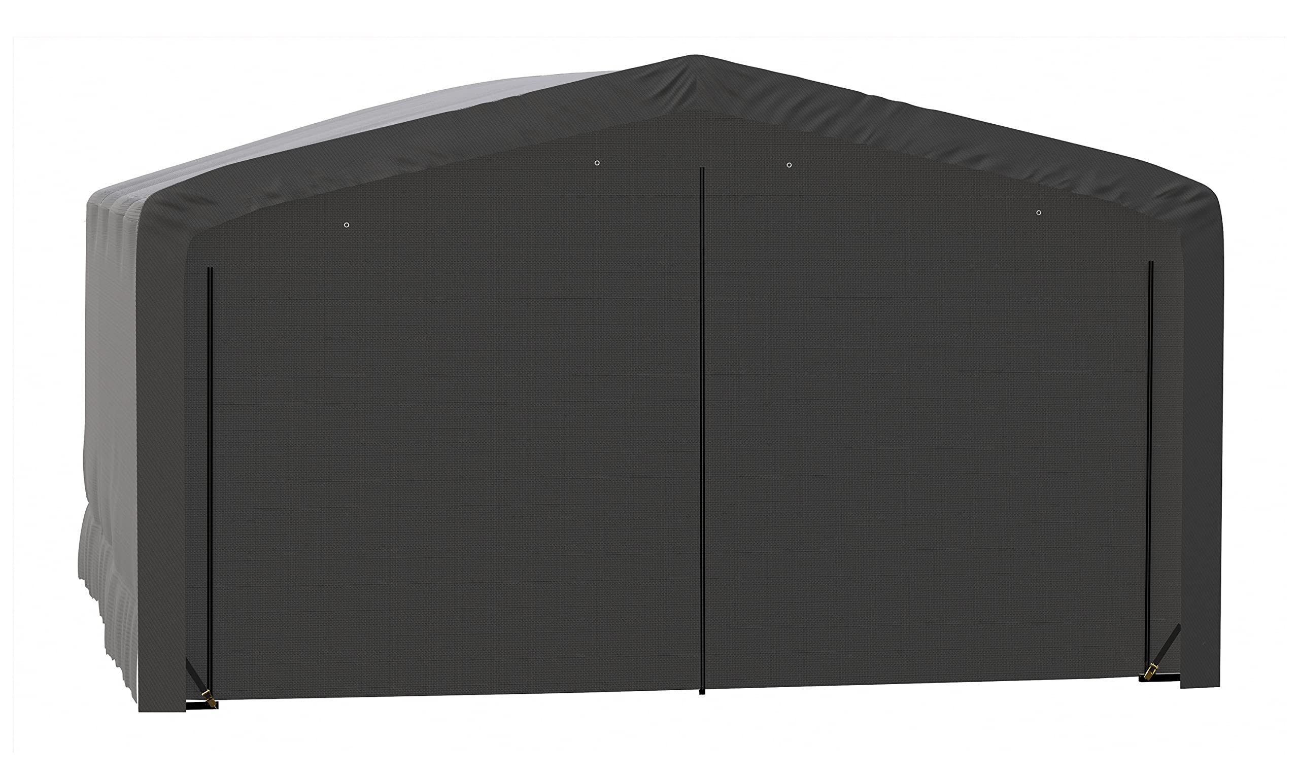 ShelterLogic ShelterTube Garage & Storage Shelter, 20' x 18' x 12' Heavy-Duty Steel Frame Wind and Snow-Load Rated Enclosure, Gray - Image 7