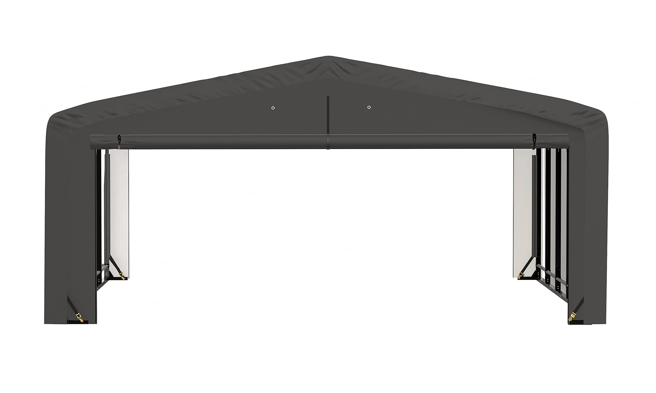 ShelterLogic ShelterTube Garage & Storage Shelter, 20' x 23' x 10' Heavy-Duty Steel Frame Wind and Snow-Load Rated Enclosure, Gray - Image 10