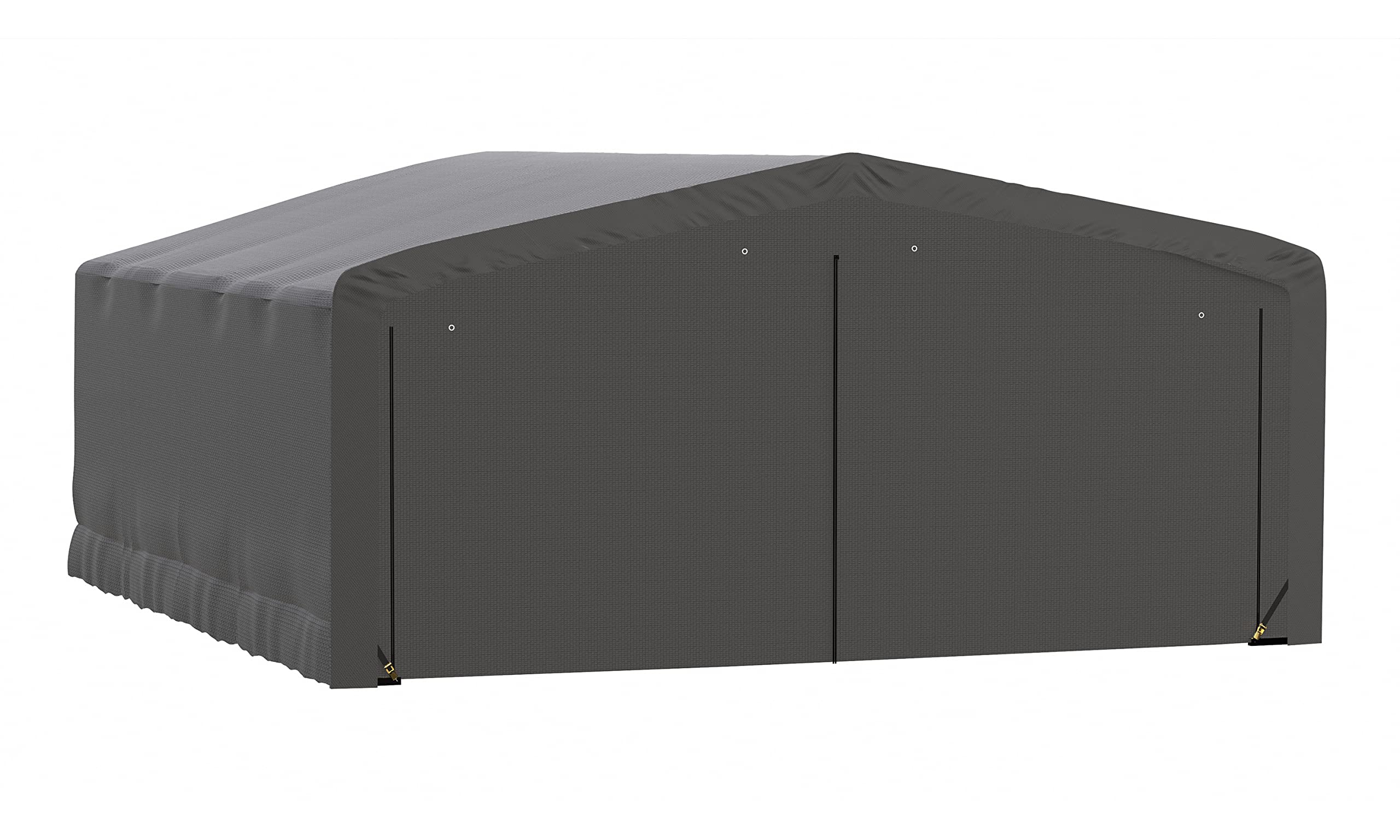 ShelterLogic ShelterTube Garage & Storage Shelter, 20' x 23' x 10' Heavy-Duty Steel Frame Wind and Snow-Load Rated Enclosure, Gray - Image 7