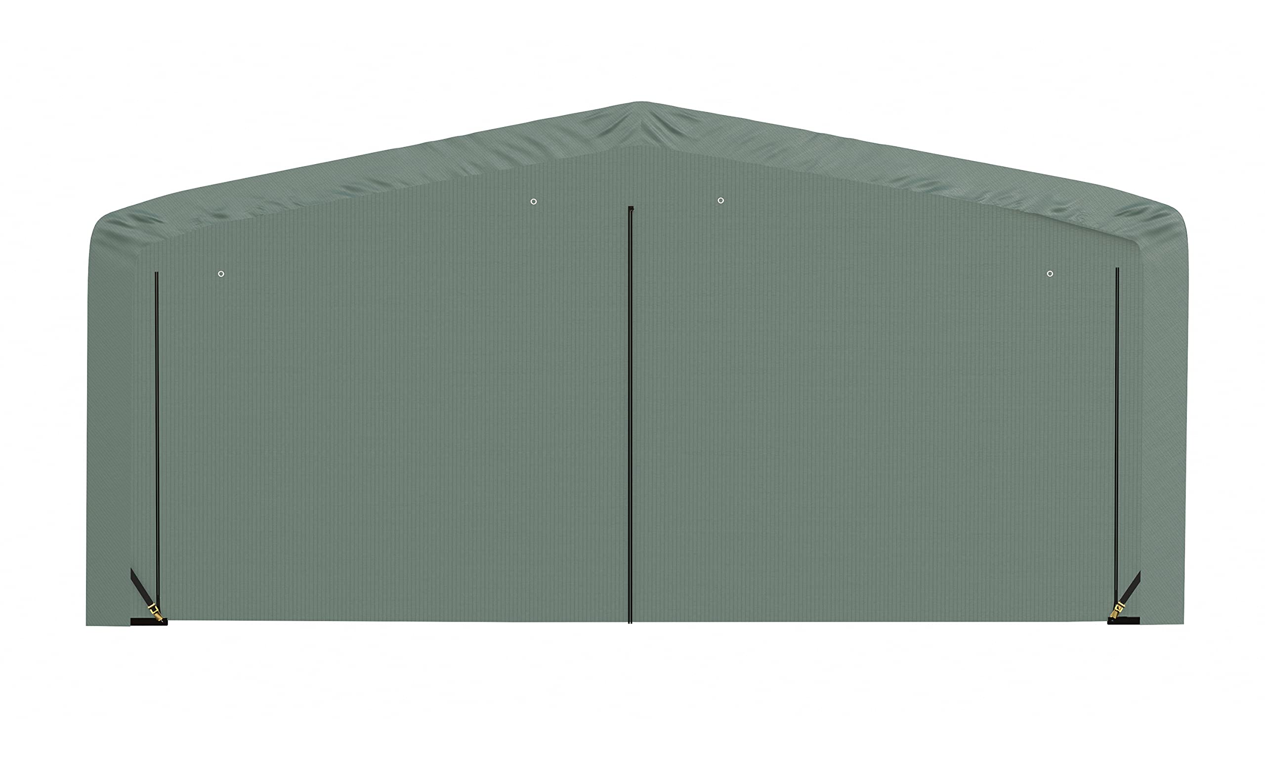 ShelterLogic ShelterTube Garage & Storage Shelter, 20' x 23' x 10' Heavy-Duty Steel Frame Wind and Snow-Load Rated Enclosure, Green - Image 9