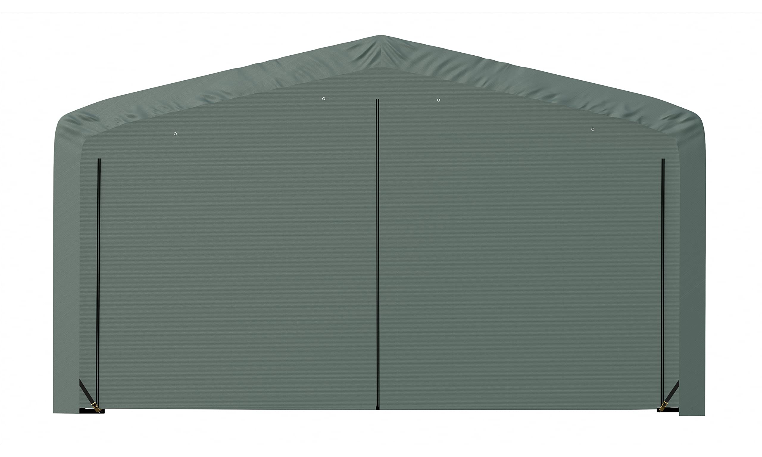 ShelterLogic ShelterTube Garage & Storage Shelter, 20' x 32' x 12' Heavy-Duty Steel Frame Wind and Snow-Load Rated Enclosure, Green - Image 9