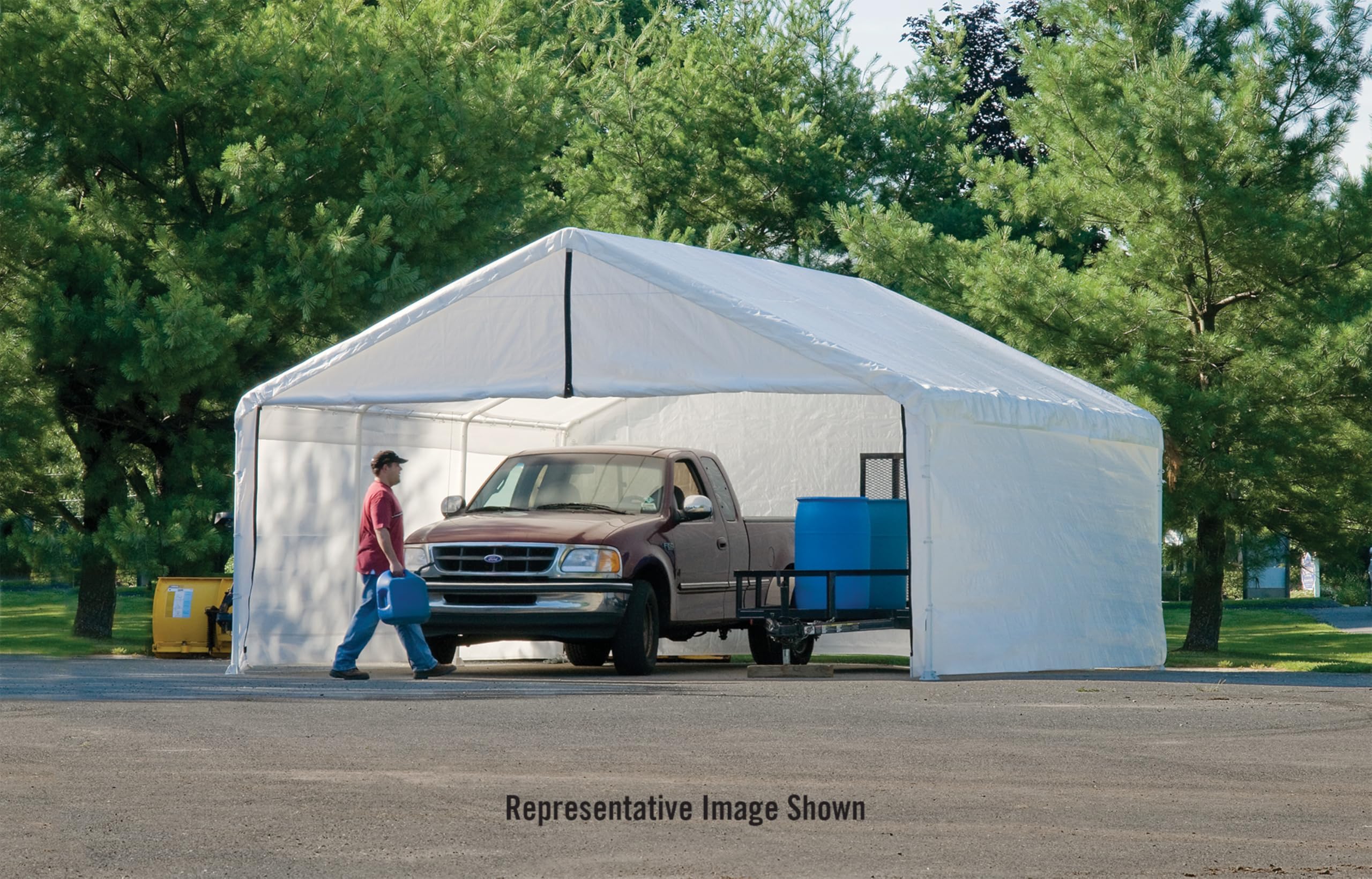 ShelterLogic SuperMax Fire Rated Canopy Enclosure Kit - Image 3